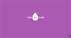 Desktop Screenshot of cbdoil.com