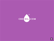Tablet Screenshot of cbdoil.com